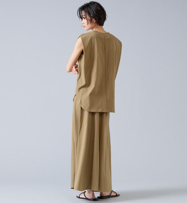 Liesse「【定番】カットソーフレアスカート」|スカート|