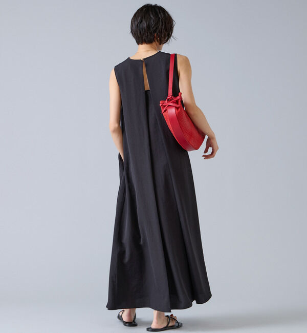 Liesse「後ろあきノースリーブマキシワンピース」|ワンピース|