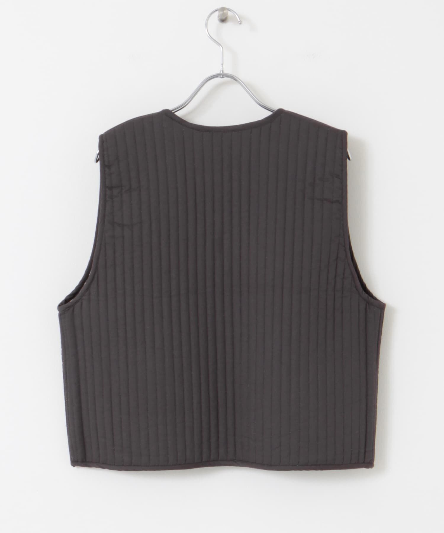 URBAN RESEARCH DOORS「コットンリバーシブルキルティングベスト」|ダウンベスト・ベスト|