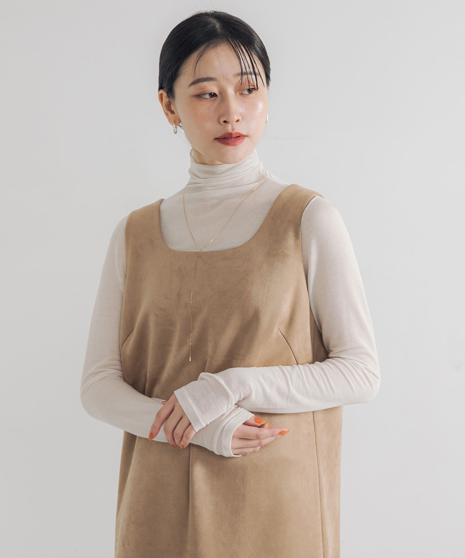 URBAN RESEARCH「スウェードライクミニワンピース」|ワンピース|