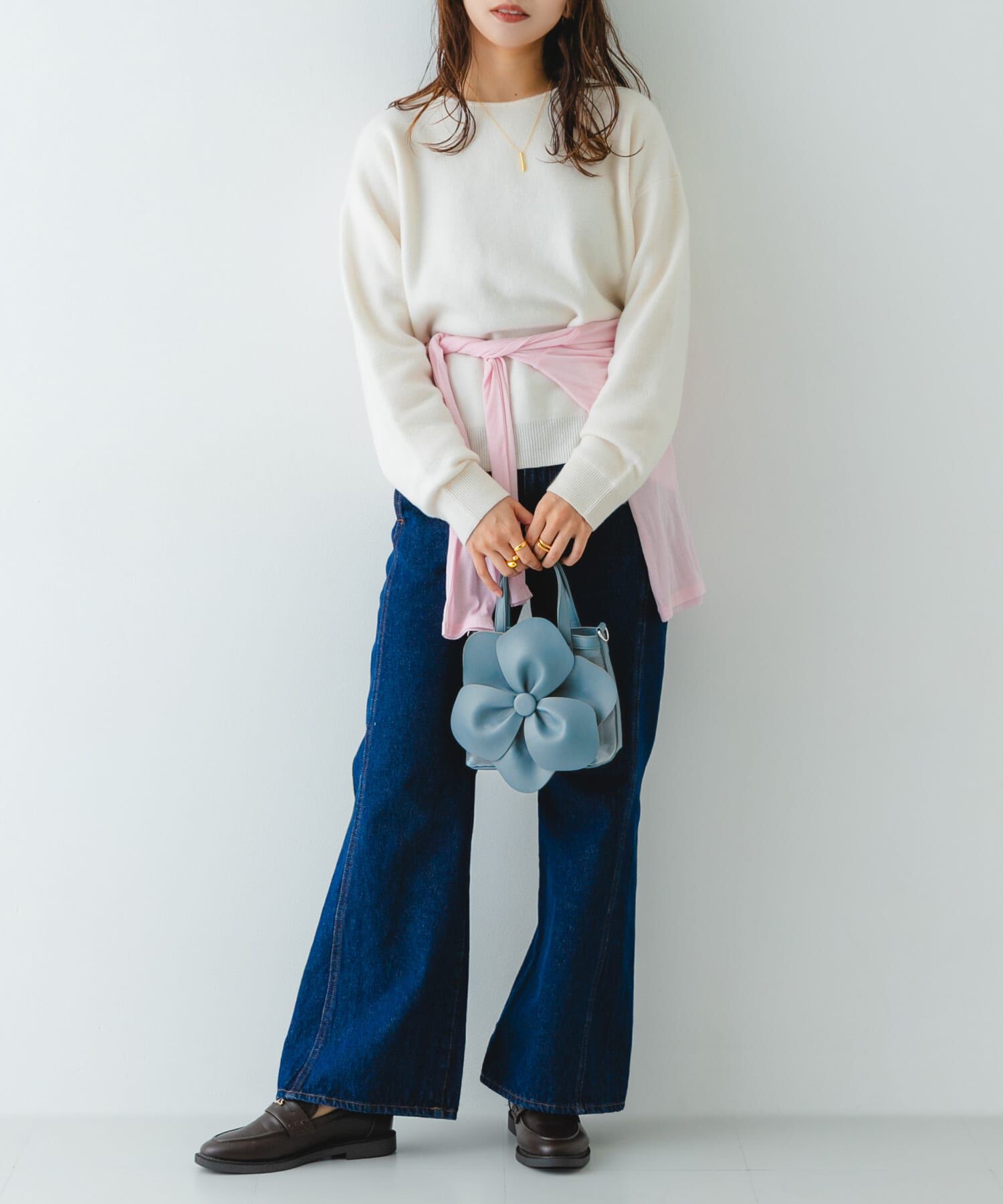 RODE SKO「フラワーモチーフシアーバッグ」|ハンドバッグ|