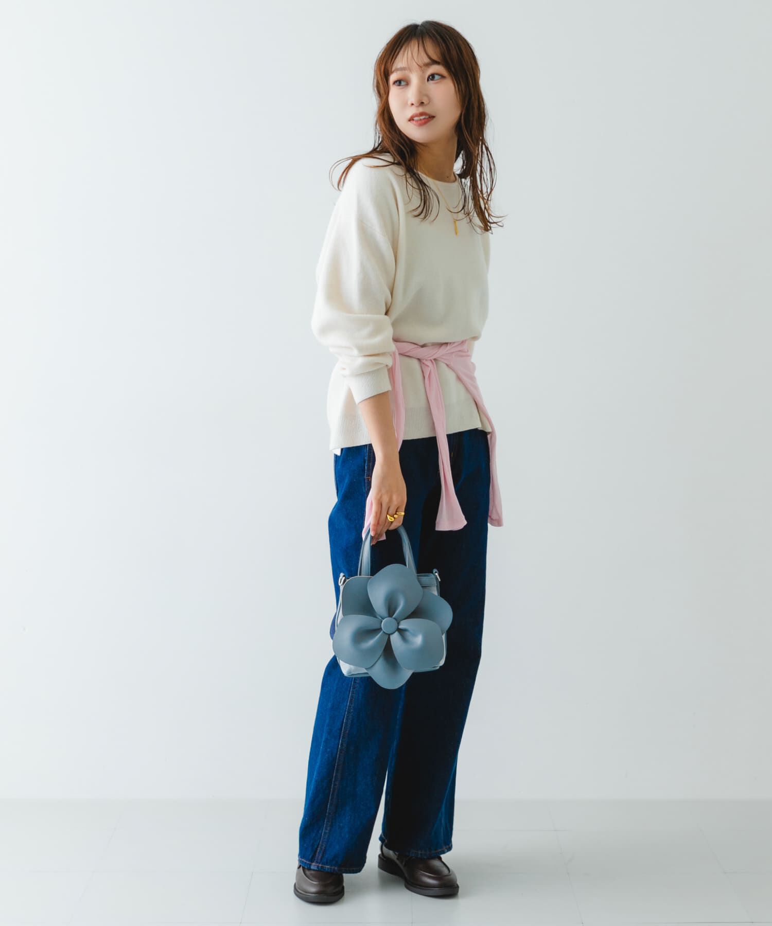 RODE SKO「フラワーモチーフシアーバッグ」|ハンドバッグ|