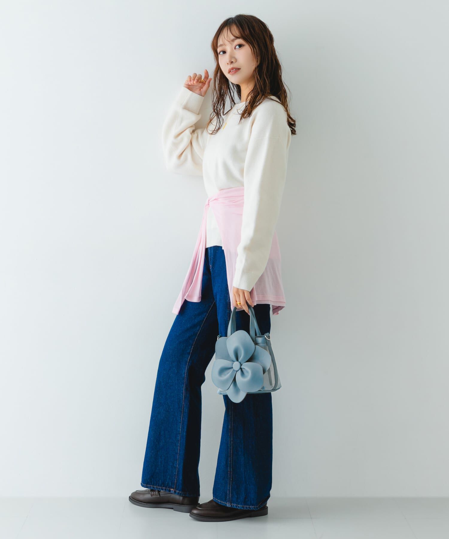 RODE SKO「フラワーモチーフシアーバッグ」|ハンドバッグ|