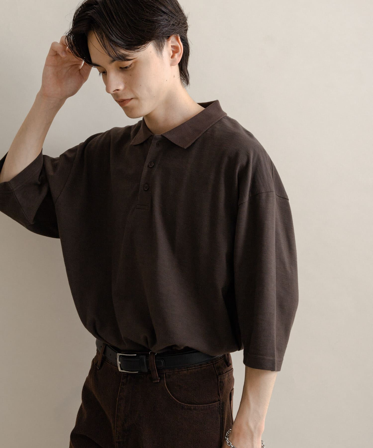 SENSE OF PLACE by URBAN RESEARCH「スラブカノコエクストラルーズポロシャツ」|ポロシャツ|