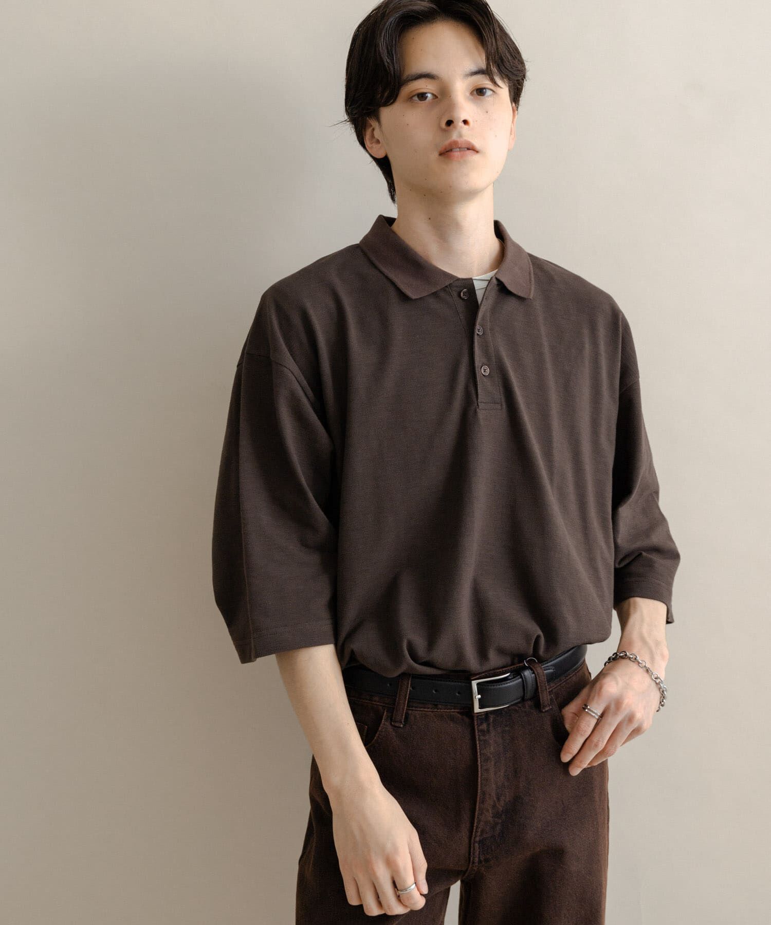 SENSE OF PLACE by URBAN RESEARCH「スラブカノコエクストラルーズポロシャツ」|ポロシャツ|