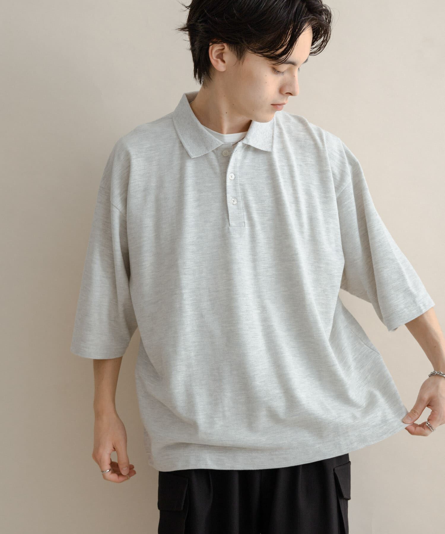 SENSE OF PLACE by URBAN RESEARCH「スラブカノコエクストラルーズポロシャツ」|ポロシャツ|