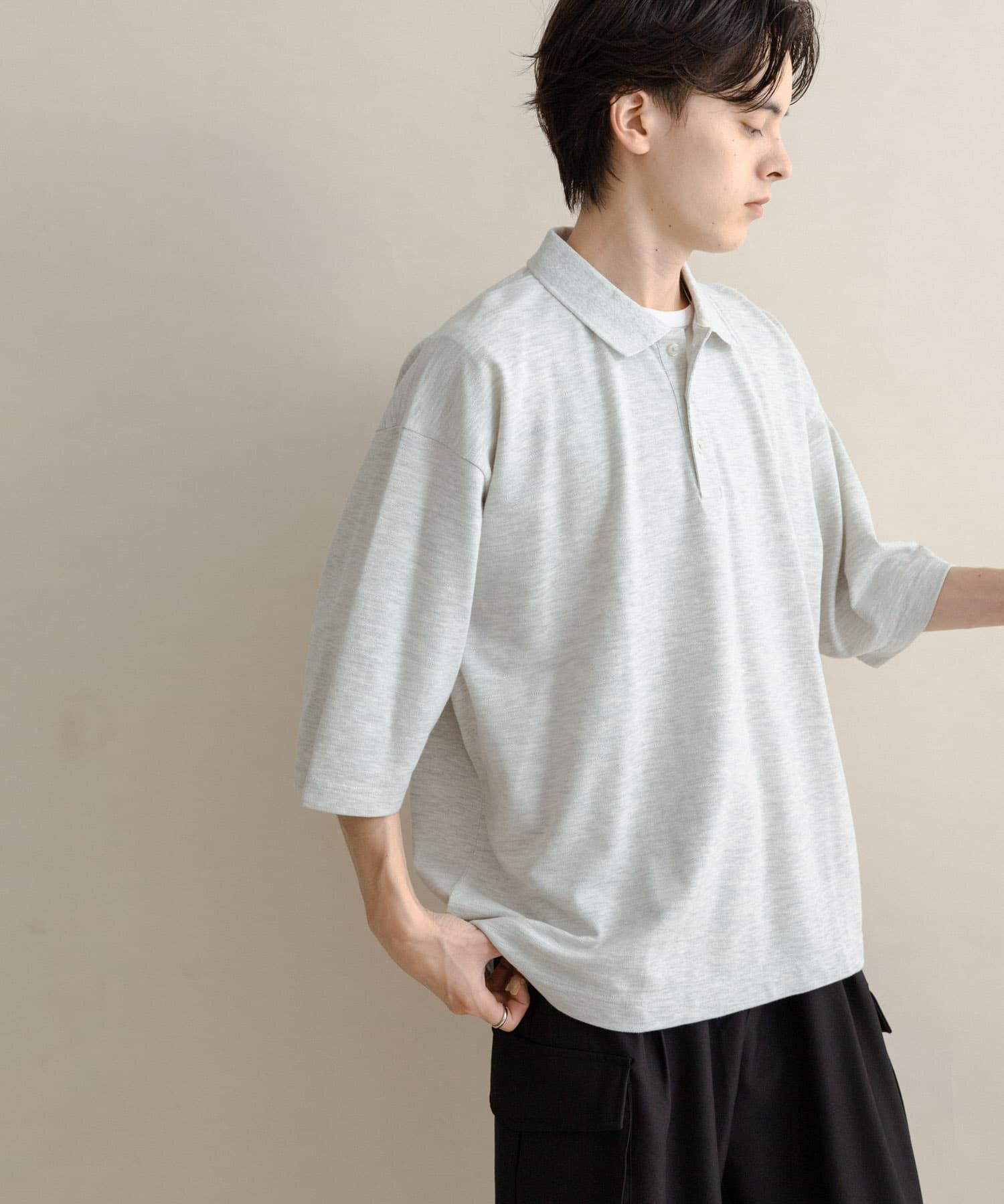 SENSE OF PLACE by URBAN RESEARCH「スラブカノコエクストラルーズポロシャツ」|ポロシャツ|