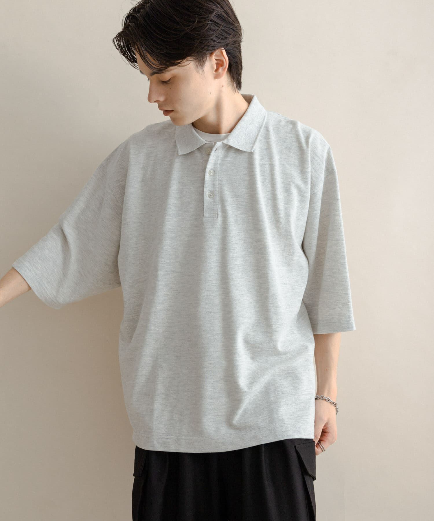 SENSE OF PLACE by URBAN RESEARCH「スラブカノコエクストラルーズポロシャツ」|ポロシャツ|