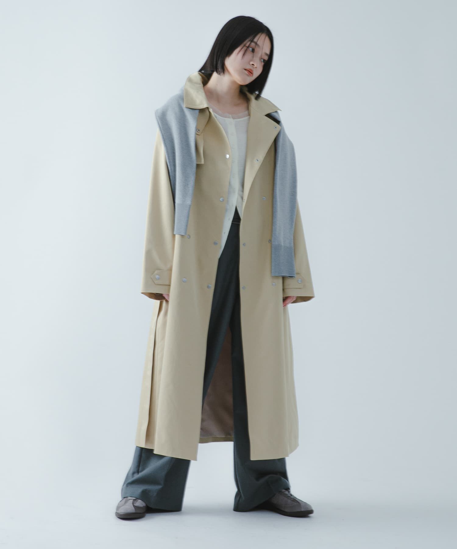 SENSE OF PLACE by URBAN RESEARCH「『撥水/防花粉』SKINProofトレンチコート」|トレンチコート|ベージュ