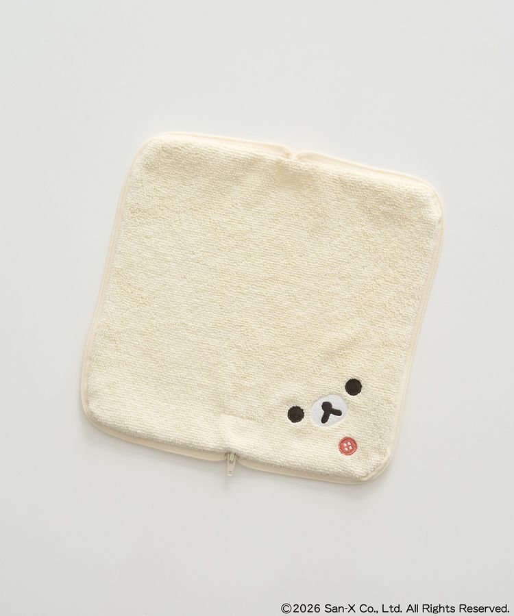 earth music&ecology「リラックマ&times;earth 2wayジップハンカチ」|ハンカチ|B