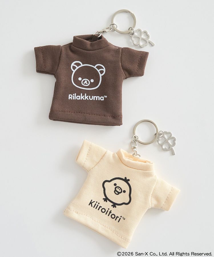 earth music&ecology「リラックマ&times;earth Tシャツモチーフキーホルダー」|その他|