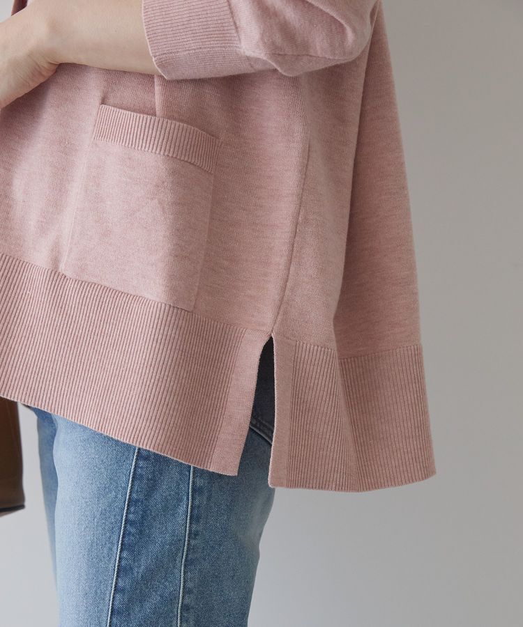 AMERICAN HOLIC「バイパチVネックルーズカーディガン＜静電気軽減＞」|カーディガン|