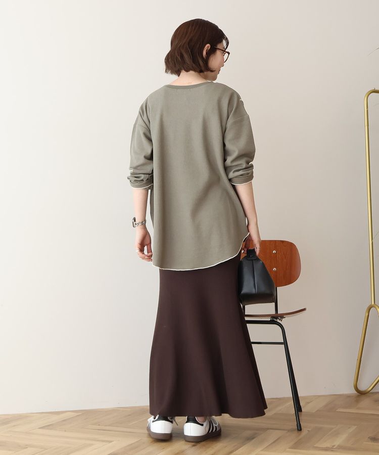 AMERICAN HOLIC「【WEB限定】ワッフル配色メロープルオーバー」|Tシャツ・カットソー|