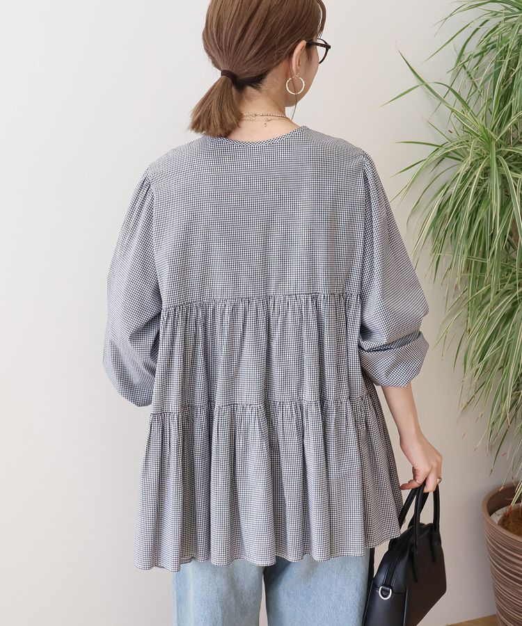 AMERICAN HOLIC「【WEB限定】ティアードギャザーブラウス」|シャツ・ブラウス|