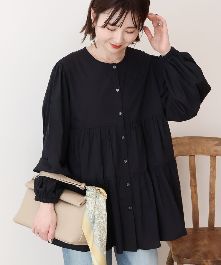 AMERICAN HOLIC「【WEB限定】ティアードギャザーブラウス」|シャツ・ブラウス|