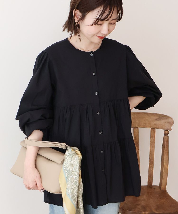 AMERICAN HOLIC「【WEB限定】ティアードギャザーブラウス」|シャツ・ブラウス|