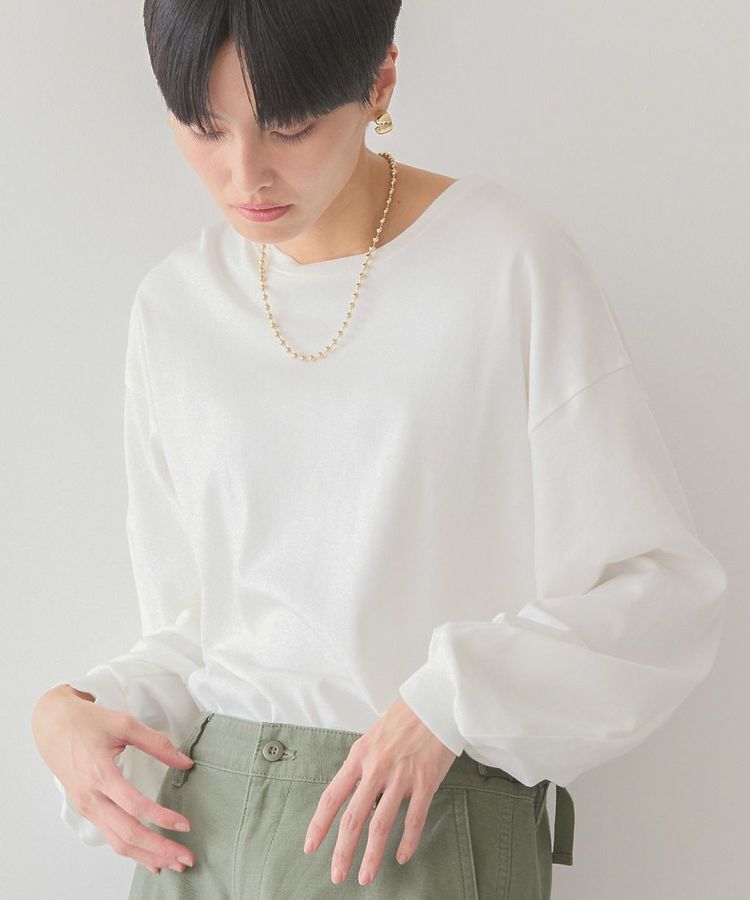 AMERICAN HOLIC「【WEB限定】袖ボリュームカットプルオーバー」|Tシャツ・カットソー|