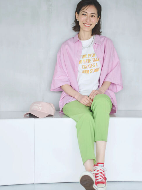 Green Parks「レトロロゴボックスTシャツ」|Tシャツ・カットソー|