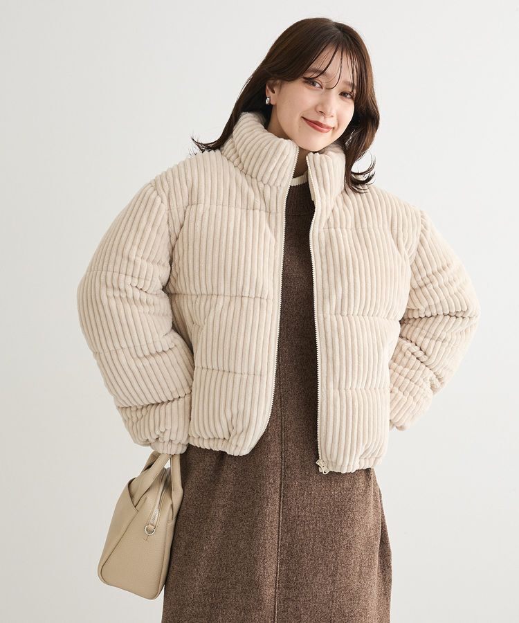 Green Parks「・swing by ワイドコールスタンドブルゾン」|ブルゾン・スタジャン|