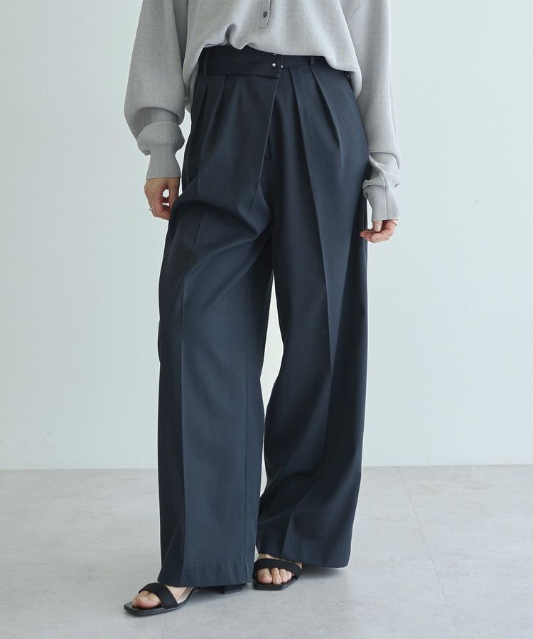 YECCA VECCA「メタルホックワイドパンツ」|その他|