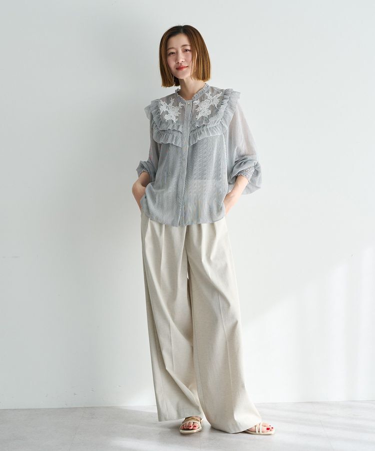 YECCA VECCA「メタルホックワイドパンツ」|その他|