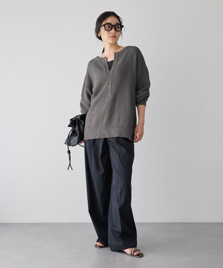 YECCA VECCA「メタルホックワイドパンツ」|その他|