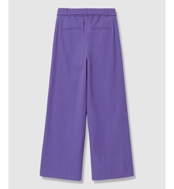 allureville「シェルタリングタックワイドパンツ」|チノ|