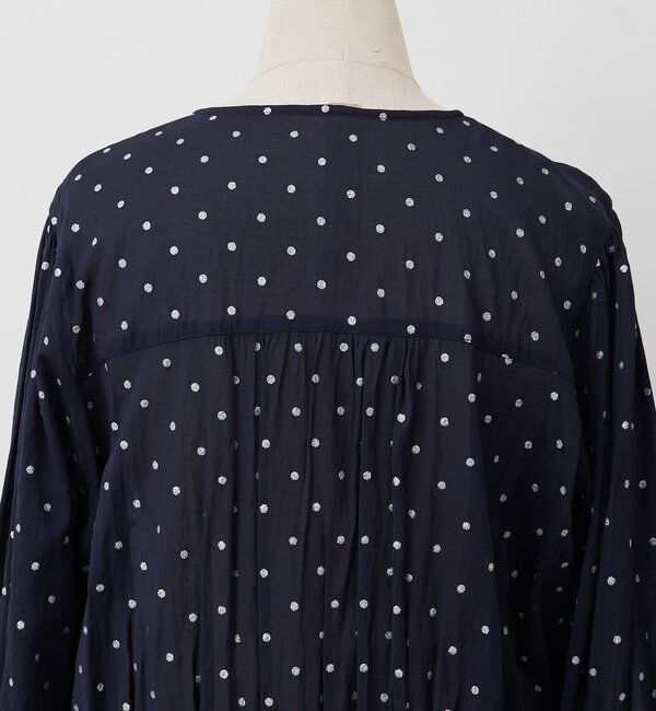  「グリッタードットペプラムブラウス」|プルオーバー|