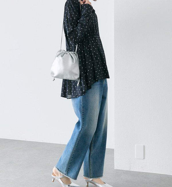  「グリッタードットペプラムブラウス」|プルオーバー|