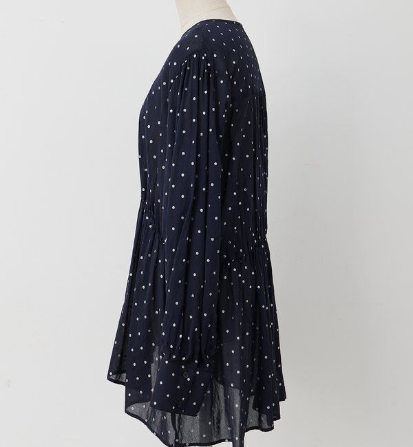  「グリッタードットペプラムブラウス」|プルオーバー|