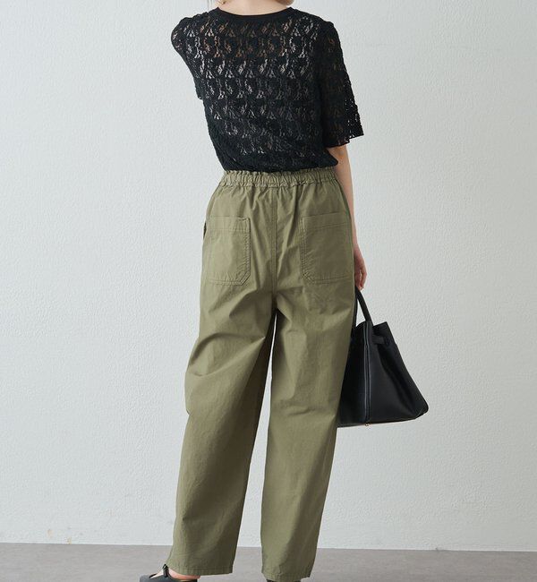  「ストレッチレースTシャツ」|Tシャツ・カットソー|