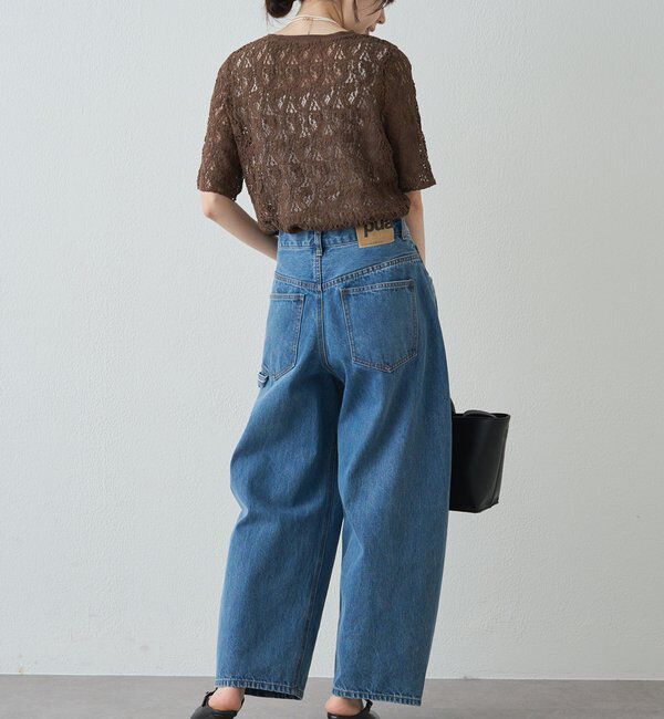  「ストレッチレースTシャツ」|Tシャツ・カットソー|