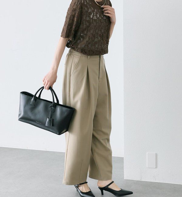  「ストレッチレースTシャツ」|Tシャツ・カットソー|