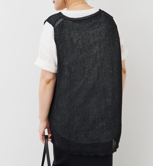 「テープヤーンベスト」|ニット・セーター|