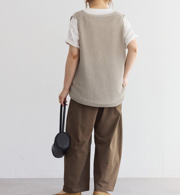  「テープヤーンベスト」|ニット・セーター|