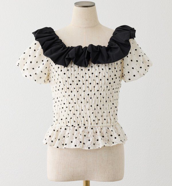  「2WAYシャーリングブラウス」|シャツ・ブラウス|ホワイト系その他