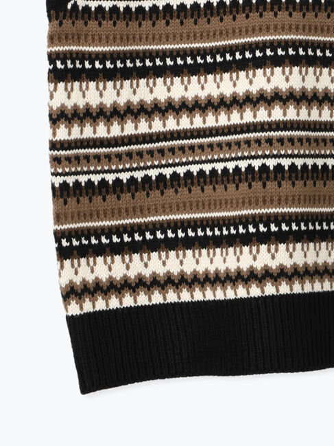 Samansa Mos2「【KELTY&times;Samansa Mos2】ジャカードニットベスト」|ダウンベスト・ベスト|