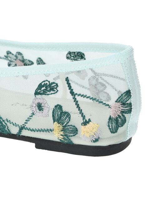 Samansa Mos2「花柄刺繍シアーシューズ」|ビジネス・ドレスシューズ|