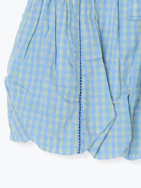 Samansa Mos2 Lagom「チェックバルーンブラウス(セットアップ可)」|シャツ・ブラウス|