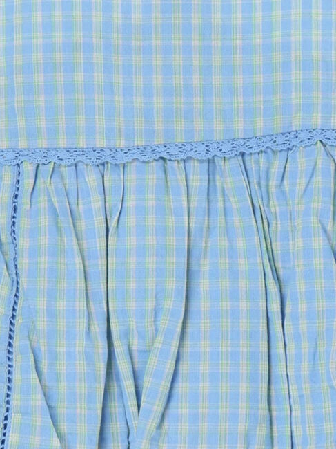 Samansa Mos2 Lagom「チェックバルーンブラウス(セットアップ可)」|シャツ・ブラウス|