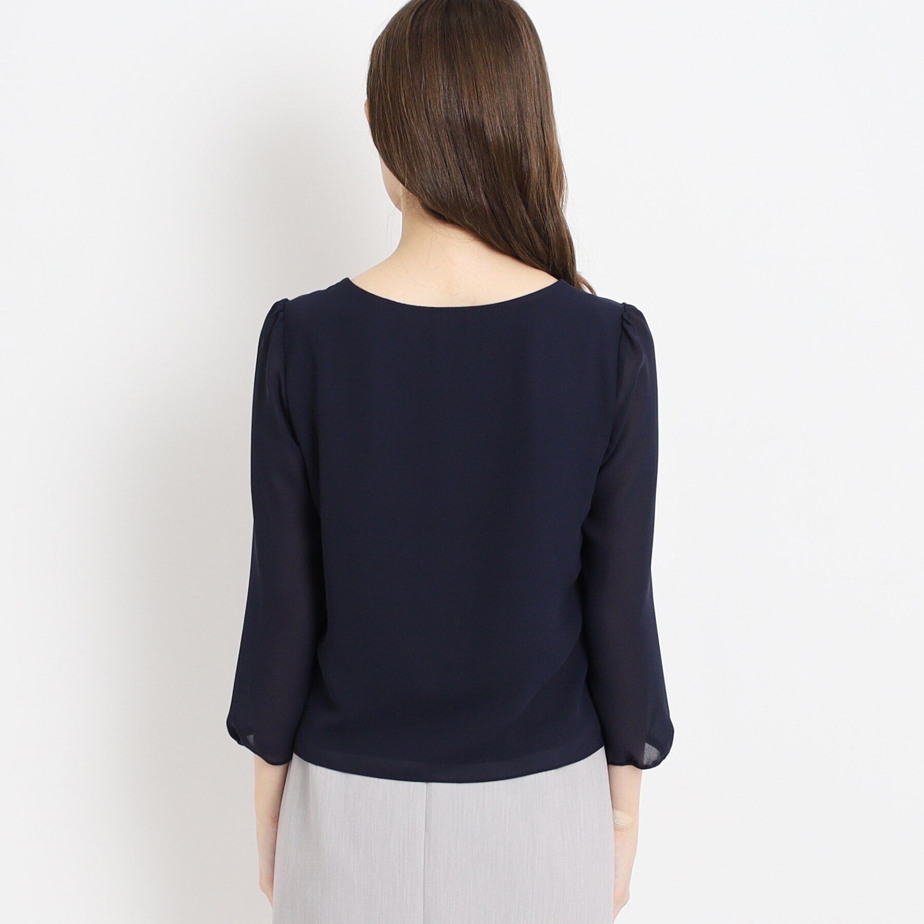 COUP DE CHANCE「【洗える／日本製／通勤】タックブラウス」|シャツ・ブラウス|