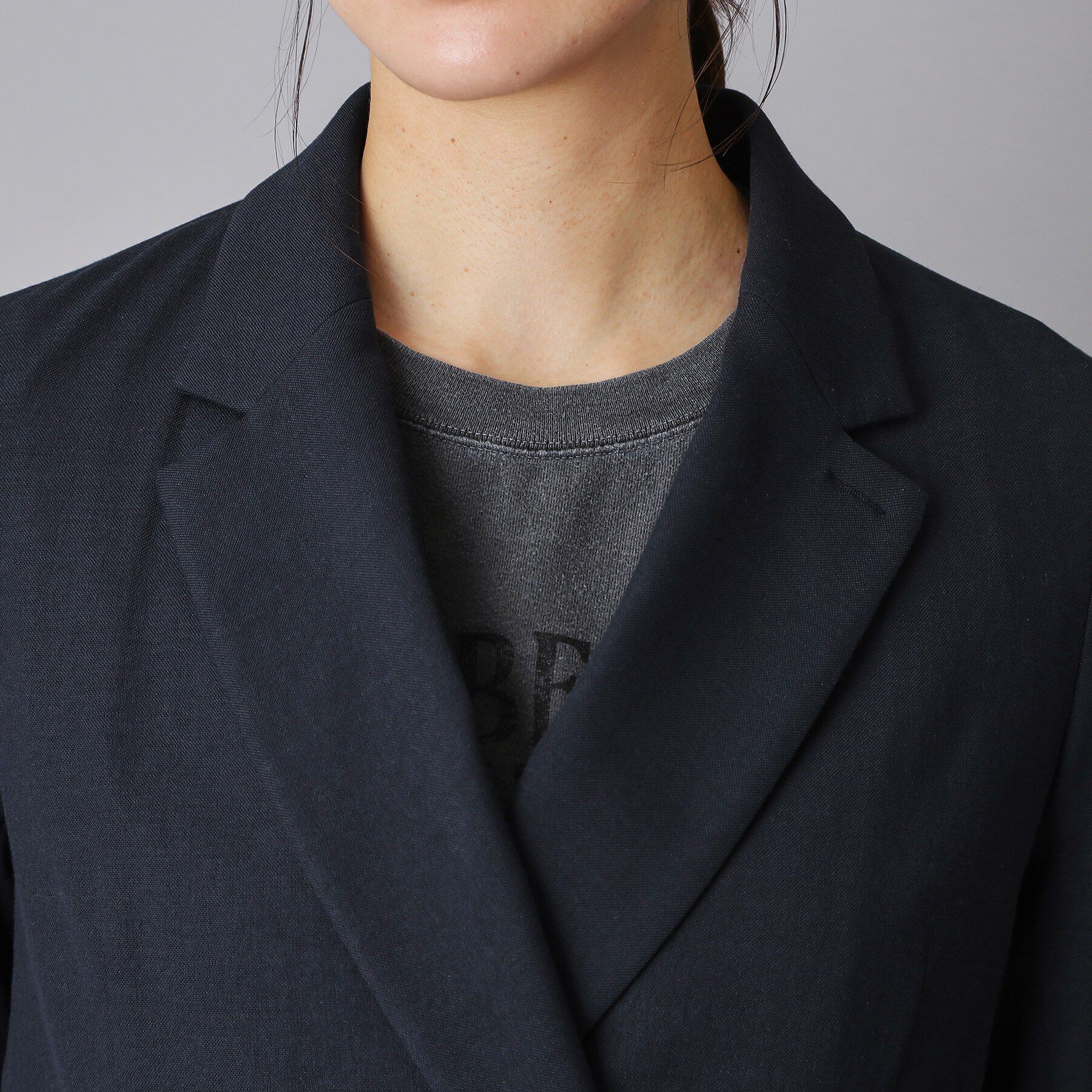 DRESSTERIOR「【セットアップ/可吸水速乾/ウォッシャブル】リネンブレンドオックスダブルジャケット」|テーラードジャケット|