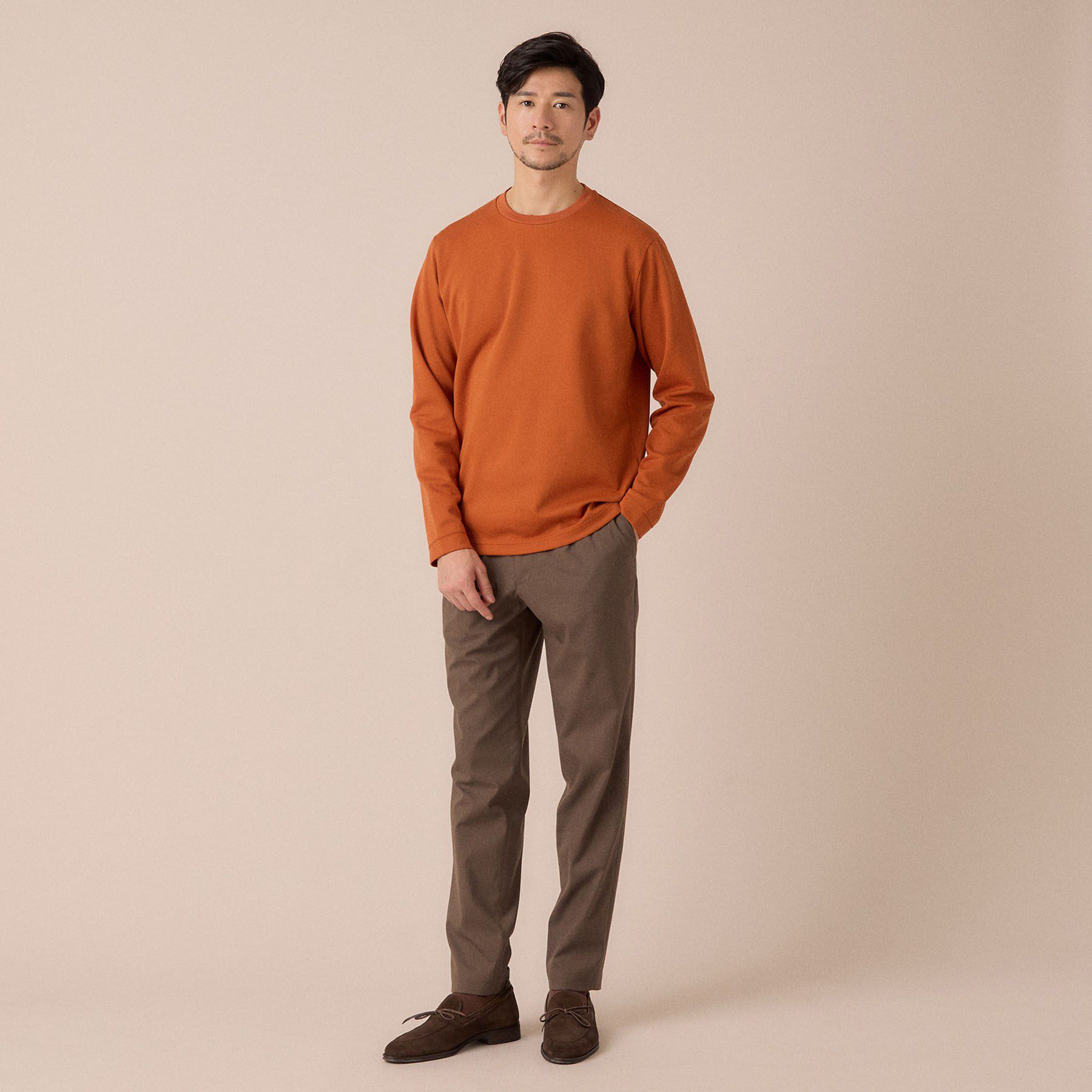 TAKEO KIKUCHI「【尾州ファブリック】ジャカードカットソー」|Tシャツ・カットソー|