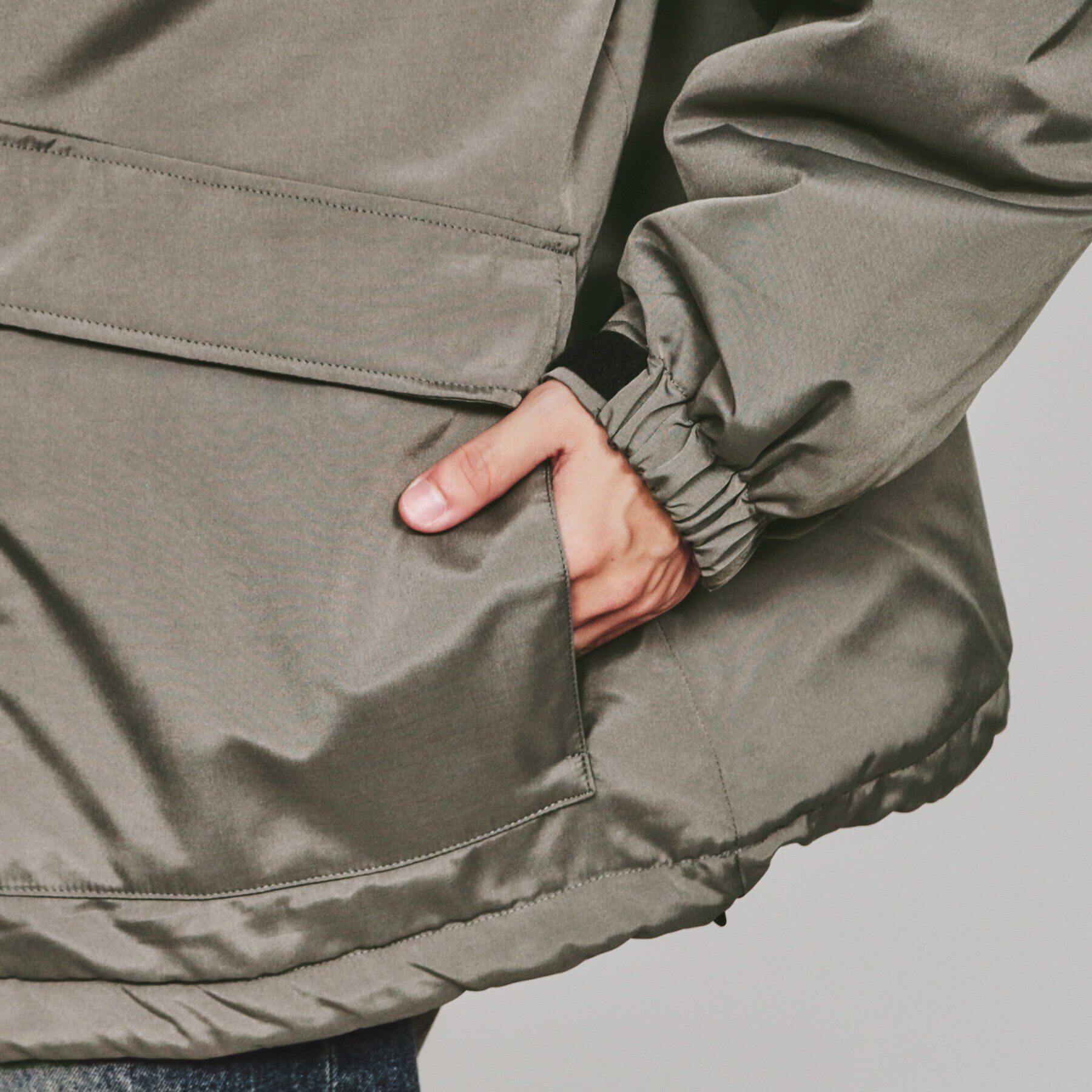 tk.TAKEO KIKUCHI「【マシンウォッシャブル】REPREVEフード中綿ブルゾン」|ブルゾン・スタジャン|