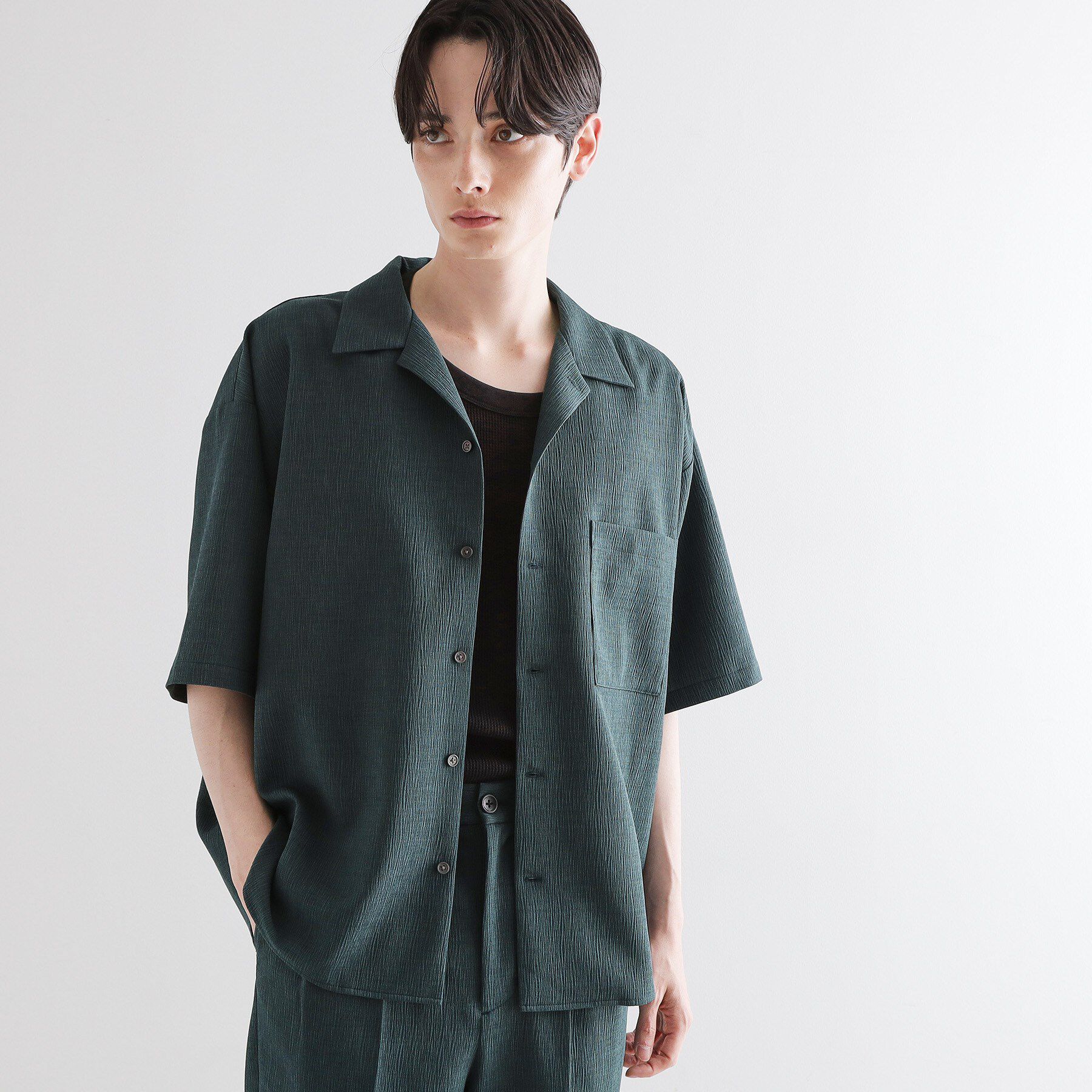 tk.TAKEO KIKUCHI「【セットアップ対応】テッククレープシャツ」|シャツ・ブラウス|