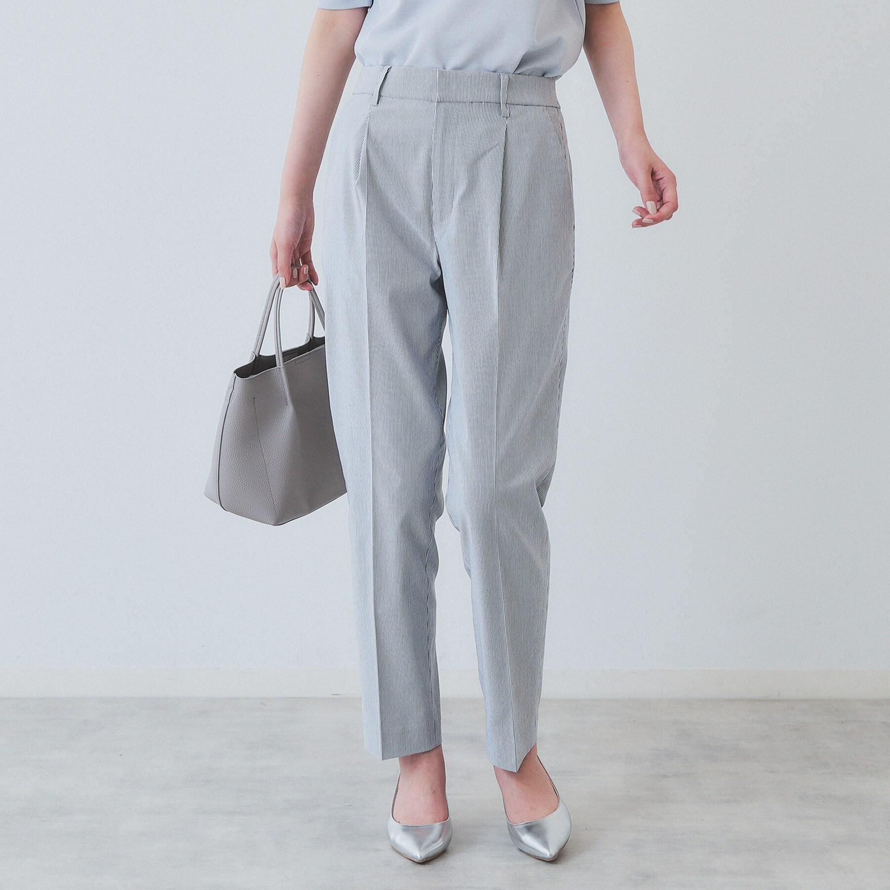 index「《6色展開/XS-LLサイズ》コンパクトストレッチテーパードパンツ【洗濯機洗い可/吸水速乾/透け防止」|その他|