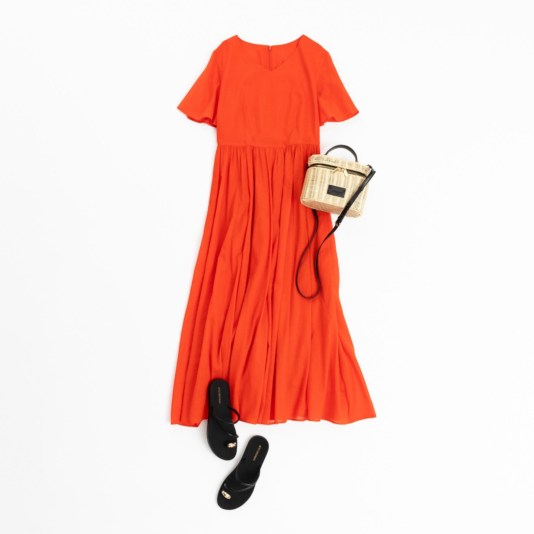 OPAQUE.CLIP「サムリングフラットサンダル」|サンダル|