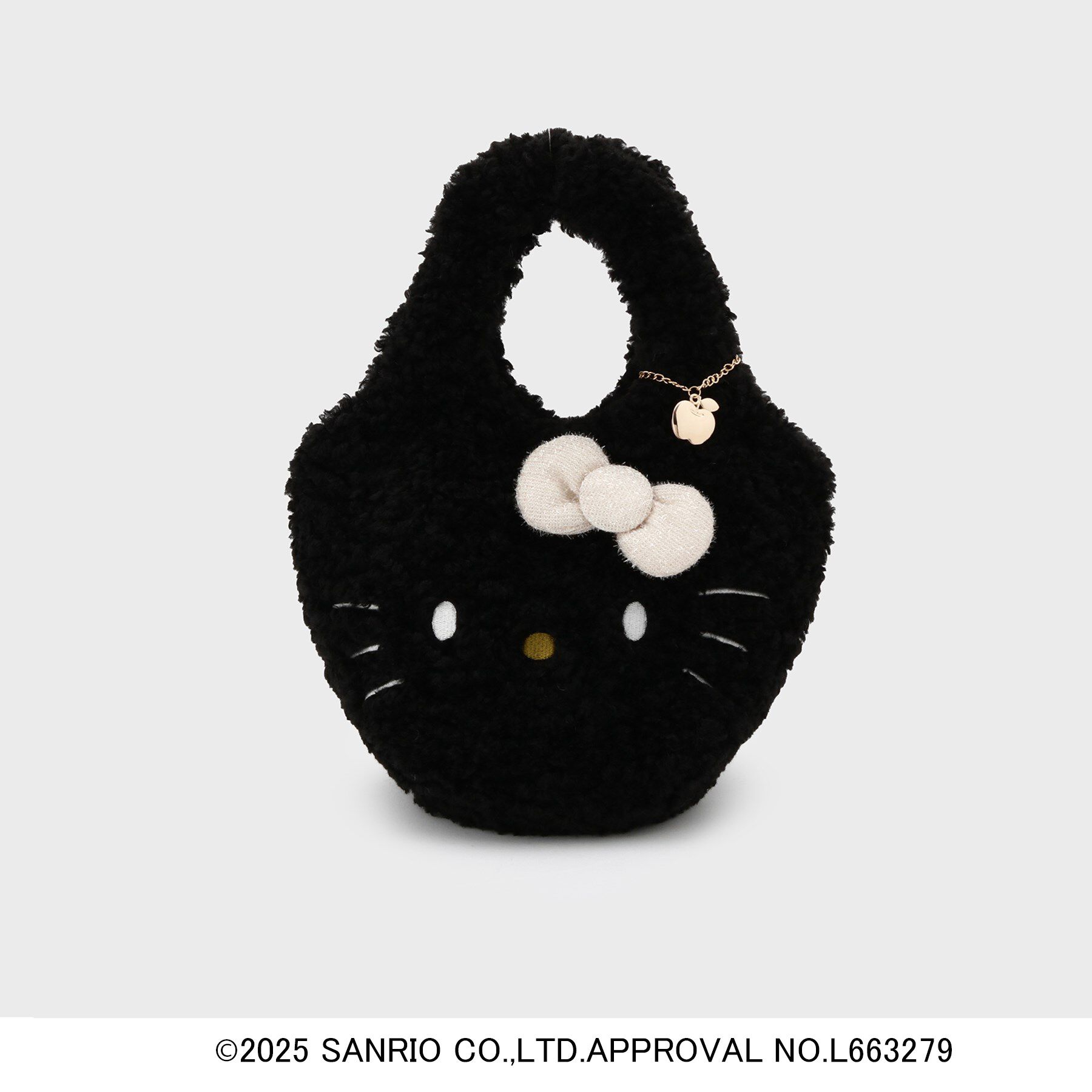 OPAQUE.CLIP「【ハローキティ】ふわふわマルシェバッグ」|ハンドバッグ|ブラック(019)