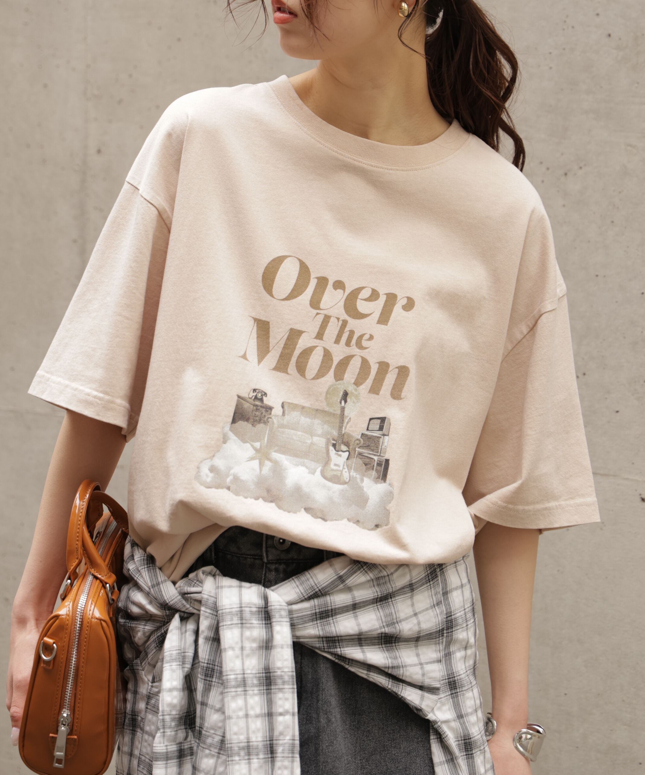  「ヴィンテージルーズTシャツ」|Tシャツ・カットソー|ベージュ