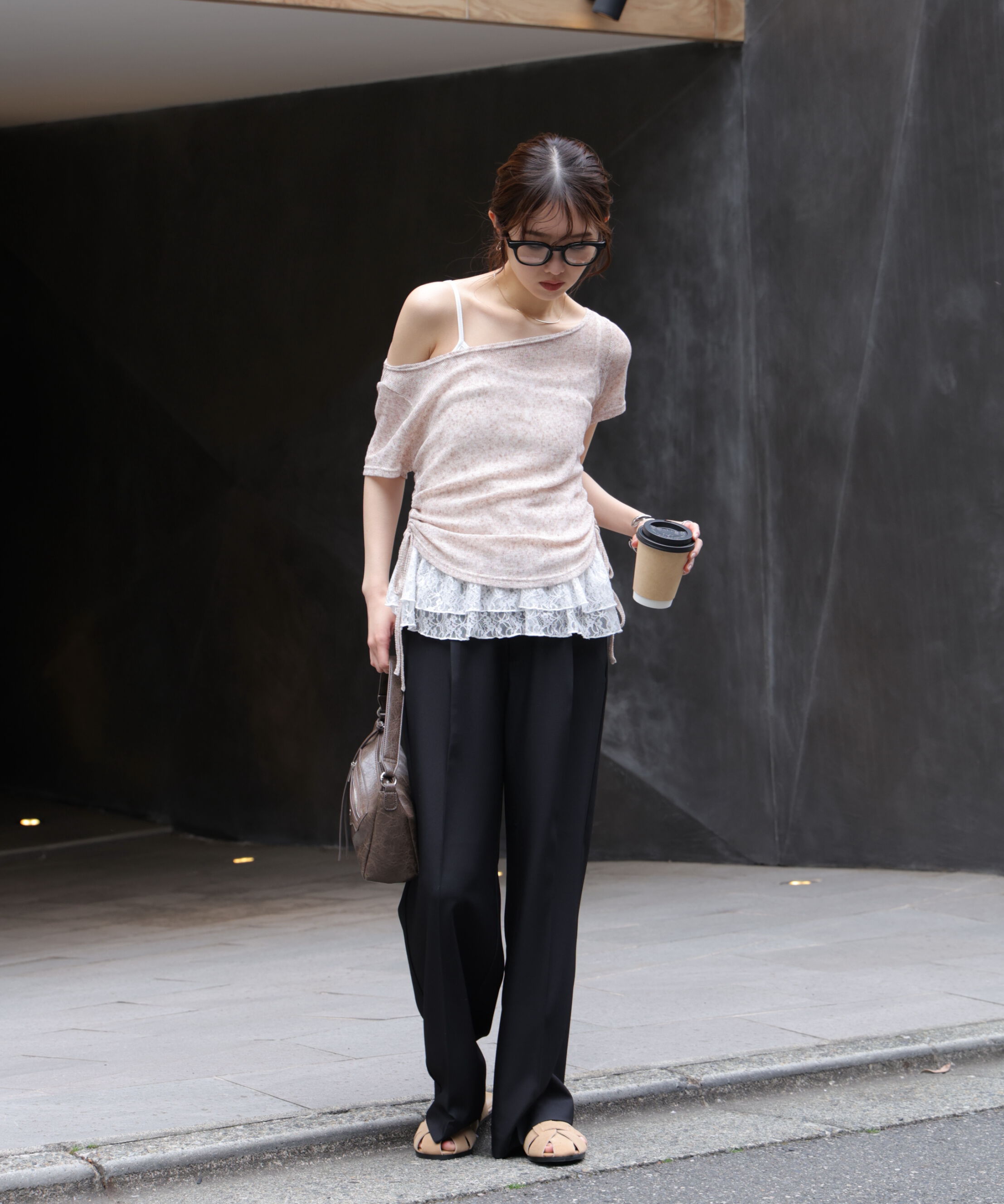  「ﾜﾝﾀｯｸﾜｲﾄﾞﾊﾟﾝﾂ[切らずに履ける身長別ｻｲｽﾞ/低身長/高身 」|その他|